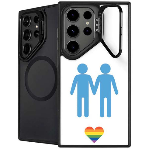 Blue Pride Galaxy Cases